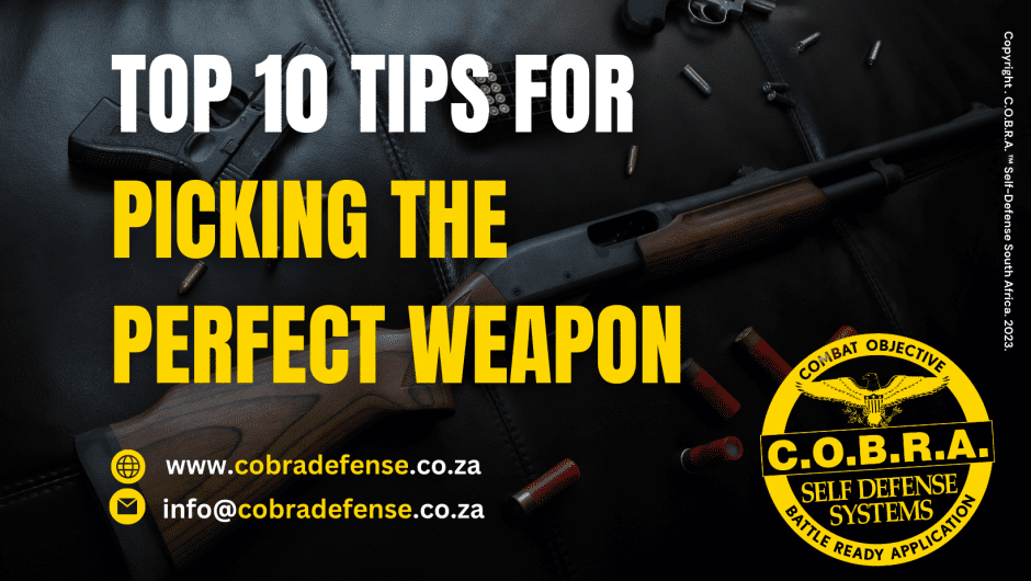 Tips For Picking a Self Defense Weaponv